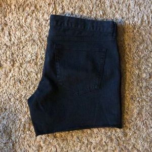 Madewell Black Denim Shorts